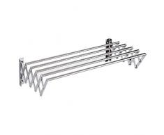 KXYF Teleskop-Wandtrockner Ausziehbar Wandwäschetrockner/Wäscheständer Aufhänger Rostfrei und langlebig Balkonfenster sparen Platz