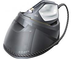 AEG ST8-1-8EGM Dampfbügelstation (Touchscreen, 4 Bügelprogramme mit Outdoor-Technologie, dauerhaftes Licht, 7,5 bar Dampfdruck, 400g Dampfstoß, kratzfeste Bügelsohle, 1,2 l Wassertank, grau)