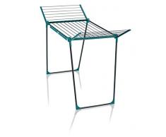 Leifheit Standtrockner Pegasus 180 Solid Grün Color Edition, 18m Trockenlänge für bis zu 2 Wäscheladungen, standfester Wäscheständer mit Flügeln für lange Kleidungsstücke für drinnen und draußen