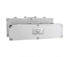 Druckspezialist Grillkoffer BBQ Koffer Grillbesteck 3-teilig mit Ihrer individuellen Gravur