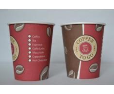 400 Stk. Kaffeebecher Topline, Coffee to go, Pappe beschichtet, 8oz., 200 ml