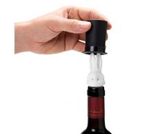 PELEG DESIGN Weinverschluss- und Ausgießer 2 in 1 | Doppelausgießer für Spirituosen | Weiß, 9 x 4 cm