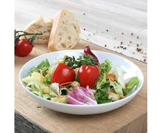 Holst Porzellan MA 121 Teller tief 21 cm Maxima, weiß, 20.5 x 20.5 x 4.5 cm, 6 Einheiten