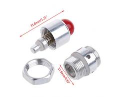 Zuanty Druckbegrenzungsventil für Schnellkochtöpfe 3/8 Zoll Lebensmittel Aluminium-Begrenzungsventil 1 Bar 100 kPa