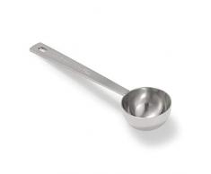 zhongqingshiKelly Poe Kaffeedosierlöffel aus Edelstahl, Messlöffel für Kaffee oder Matcha Menge: 1 Stück(Silver)