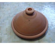 Marokkanische Tajine zum Kochen unglasiert Ø 40 cm für 6-8 Personen - 905703-0001