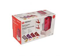 AiO-S - DE Multifunktionsreibe Alpina 7 tlg mit Vorratsbehälter Gemüsereibe Küchenreibe