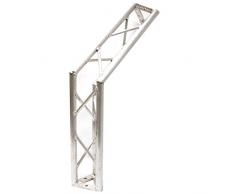 Cablematic – Spicknadel Aluminium 150 mm Winkel von 135 Grad Silber dreieckig