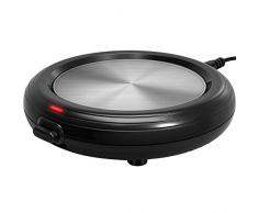 Desktop Becher Wärmer für Tee, Kaffee oder Milch, Getränkewärmer für Büro, Haus oder Shop Verwenden, Kaffeetasse Wärmer mit Lebensmittel Qualität Silikon Getränk Deckel und Lade Adapter