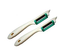 Schwertkrone 2 Spargelschäler Spargelform Sparschäler Pendelschäler Aus Solingen Obstschäler/Kartoffelschäler/Gemüseschäler für Links- und Rechtshänder