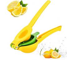 FUKTSYSM Zitronenpresse - Top Metall Neu Farbkastenverpackung Zitronenpresse Besten 3-in-1 Manuelle Zitruspresse/Limettenpresse, Manuelle Saftpresse, Korrosionsschutz und Spülmaschinenfest