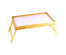 Bambus Betttablett Serviertablett Klapptablett Holz klappbar 50x30x22cm