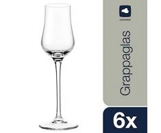 Leonardo Grappaglas Ciao+, 6-er Set, 85 ml, spülmaschinenfest, Teqton-Kristallglas, 061452