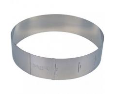 Tortenring Edelstahl verstellbar 10 cm hoch