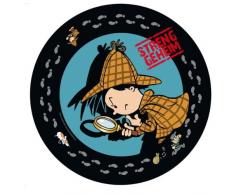 Party Großhandel Krimiparty Deko Teller Detektiv Flo, 23 cm, 8 STK.