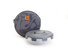 Stylischer auslaufsicheres Salat schüssel - Die ideale Größe für Unterwegs - 100% Mikrowellen und Spülmaschinen fest - gesundes Essen zum Mitnehmen - einfach & schnell zu reinigen und zu trocknen.