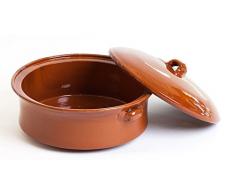 Schmortopf aus Terrakotta Diam. 23 cm – hoch. 10 cm – 2 Liter