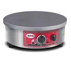 Profi Gastronomie Crepe-Gerät GMG - 3000 Watt - aus Edelstahl, Pfannkuchen Wrap CR-R40 für Gastro, Crepes Eisen/Eisenpfanne, Crepes Platte/Pfanne, Crepes Grill/Herd, Crepes Maschine/Maker