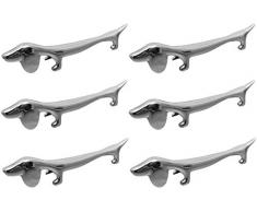 silberkanne Besteckbänkchen Messerbänkchen Besteckablage 6er Satz aus Silber Plated Premium versilbert