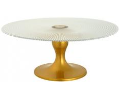 Pasabahce Generation Tortenständer, transparent/Gold