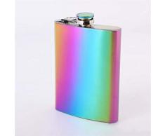 Haushaltswaren Edelstahl-7oz / 8OZ Hip Flask Liquor Whiskey Alkohol Taschenflaschen Winebottle Speicherbedarf (Größe : B - 7oz)