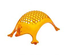 koziol Käsereibe Kasimir, Kunststoff, transparent orange, 9.9 x 15.3 x 6.6 cm