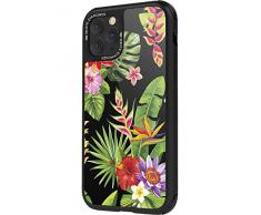 WHITE DIAMONDS - Tough Jungle Case Hülle für Apple iPhone 11 Pro | Spezialglas, Kameraring, kratzresistent, robust (Motiv: Flower Mix)