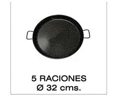 La Ideal Garcima Paellapfanne für 4 Personen, emailliert, 30 cm 5 Personas, 32 cm