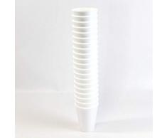 FSMISC RY30110 Glatte Isolierbecher, 295 ml, Weiß, 20 Stück