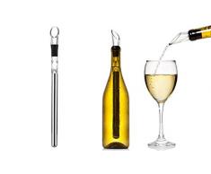 Wine Sceptre Weinkühlstab mit Belüfter aus Edelstahl - Premium Weinkühler - Weingenuss in Sommelier-Qualität