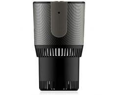 NanXi Smart-Auto-Becher heiß und kalt, Kühlschnell Heizung DC 12V Auto-beweglicher Mini-Kühlschrank Gefrierschrank Isolations-Cup, Kaffee, Tee,Grau