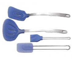 Westmark Brat- und Backpinsel, Länge: 22 cm, Silikon/Rostfreier Edelstahl, Silicone, Rot/Silber, 15442270