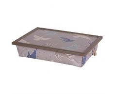 Andrew´s Knietablett Laptray mit Kissen Tablett für Laptop Dove Taube