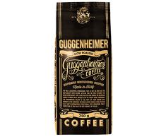 GUGGENHEIMER COFFEE - 500 g Espresso Kaffee GEMAHLEN - Extra langsam geröstet - wenig Säure und Bitterstoffe - Barista-Qualität - Bester Espresso für Espressokocher - Aromabeutel zu 2 x 250 g