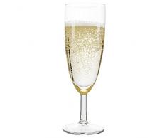 Van Well 60er Set Sektglas Royalty Standard, 18 cl, Ø 50 mm, H 160 mm, Sektflöte, Kelchglas, Champagner-u. Prosecco-Glas, Partyglas, glasklar, Gastronomie