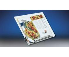 GEFU Libro Kochbuchständer aus Edelstahl und Sicherheitsglas