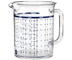 Emsa 2217100000 Messbecher, 1 Liter, Transparent, Superline