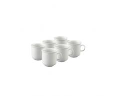 Thomas Trend Weiss Kaffeebecher-Set 6tlg.
