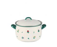 Riess Fleischtopf m.Deckel 16cm,1.5L Gm Streublumen