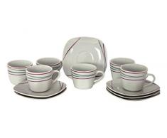6er Set Espressotasse 10cl mit Espressountertasse 12,1cm Caviano