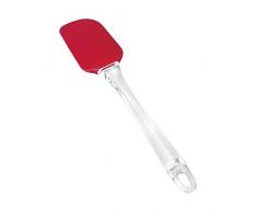 Metaltex Mrs. Spatula Teigschaber, Silikon, Rot, transparent, 28x5x5 cm