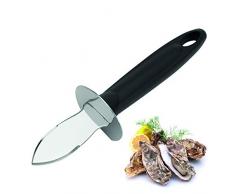 Westmark Austernbrecher/-messer, Beidseitig geschliffene und geschmiedete Klinge, Gesamtlänge: 19,7 cm, Rostfreier Edelstahl/Kunststoff, Schwarz/Silber, 66152270
