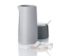 Stelton Emma, Thermo-0,3 l. -grau Milchkännchen, Glas, 8.5 x 8.5 x 16 cm