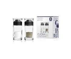Leonardo Cucina Salz- und Pfefferstreuer 2-tlg., Salz, Pfeffer Streuer, Materialmix, 40 ml, 37715