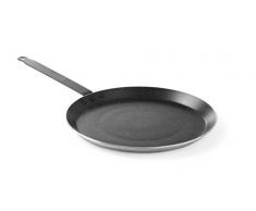 HENDI Crêpes Pfanne, geeignet für alle Herdarten und für den Einsatz in Öfen,Marmor-Antihaftbeschichtung, Pfanne, ø280x(H)25mm, Aluminium