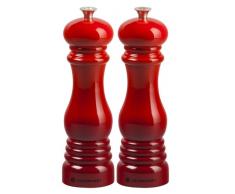 Le Creuset Salzmühle, ABS-Kunststoff, 6,2 x 6,2 x 20,8 cm, Keramik-Mahlwerk, Kirschrot