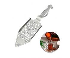 ICYANG 304 Edelstahl Absinth Bitter Löffel Cocktail Glas Tasse Getränk Filter Ware Wein Schaufel Bar Utensilien Trinkgeschirr Silber