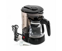 Kaffeemaschine 24 Volt 300 Watt, für 6 Tassen mit Warmhaltefunktion, Glaskanne, Dauerfilter, Messlöffel