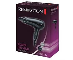 Remington Ionen-Haartrockner Power Dry D3010, 2000 Watt, kompaktes Design, Eco-Einstellung, Stylingdüse, schwarz