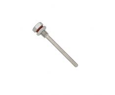 M10x1.5mm Tauchhülse edelstahl 304 ⌀ 6mm für temperaturfühler thermostat thermometer Kessel Thermoelement Eintauchen von 30 50 100 150 200 300 400 500mm (100mm)